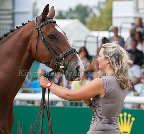 Sarah Stretton (GBR) and Skip On II at the 1st Horse Inspection