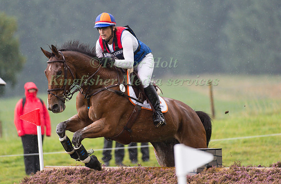 Theo Van De Vendel of the Netherlands riding Zindane