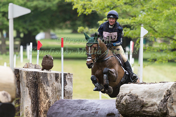 IBBY MACPHERSON (GBR) AND OMARD ON THE BALL