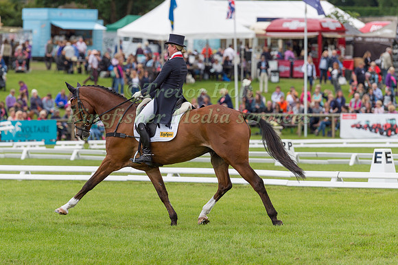 NICOLA WILSON (GBR) AND ONE TWO MANY TAKING PART IN THE DRESSAGE PHASE OF THE  CCI THREE STAR COMPETITION AT THE 2017 EQUI-TREK BRAMHAM INTERNATIONAL HORSE TRIALS