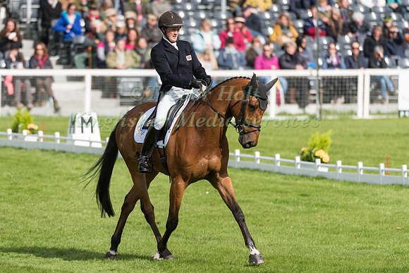 Tom McEwen (GBR) riding Toledo de Kerser in the Dressage phase  of  the 2017 Mitsubishi Motors  Badminton Horse Trials