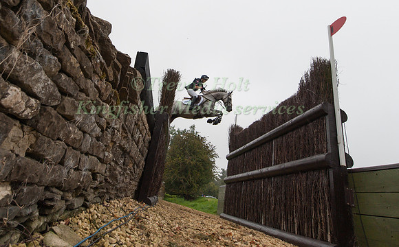 Gina Ruck (GBR) riding Rehy Too competing in the Cross Country Phase