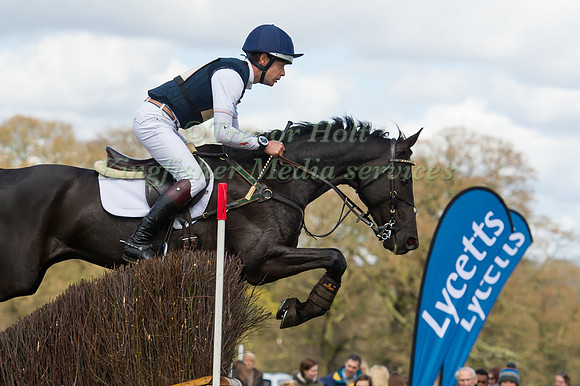 Christopher  Burton (AUS) riding Santano II