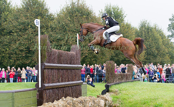 Roo Fox (GBR) riding Fleet Street competing in the Cross Country Phase