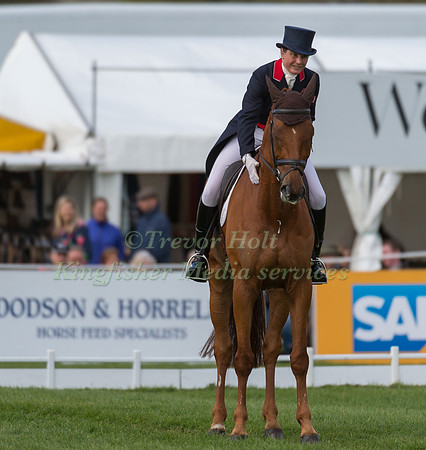 PIGGY FRENCH (GBR) RIDING  QUARRYCREST ECHO COMPETING IN THE  DRESSAGE PHASE OF THE  CIC THREE STAR EVENT RIDERS MASTERS  COMPETITION AT THE  2017 DODSON AND HORRELL  CHATSWORTH INTERNATIONAL HORSE TR