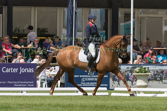 JEANETTE BRAKEWELL (GBR) AND FOREVER RED TAKING PART IN THE DRESSAGE PHASE OF THE  CCI THREE STAR COMPETITION AT THE 2017 EQUI-TREK BRAMHAM INTERNATIONAL HORSE TRIALS