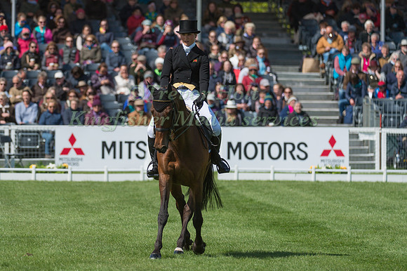 Danielle Dunn (GBR) riding Zocarla BLH in the Dressage phase  of  the 2017 Mitsubishi Motors  Badminton Horse Trials