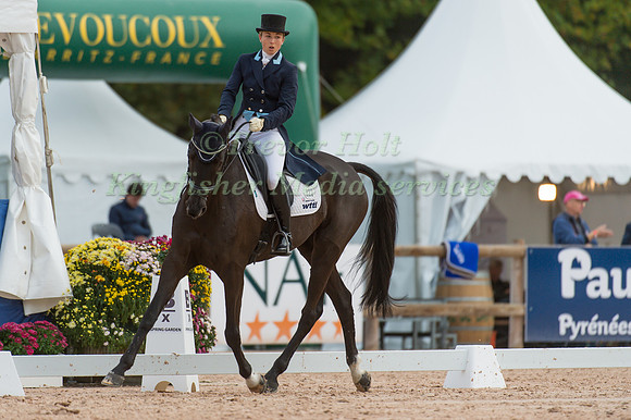 Kirsty Johnston of Great Britain riding Opposition Detective