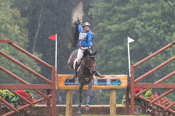 Karim Florent Laghoaug of France riding Entebbe De Hus
