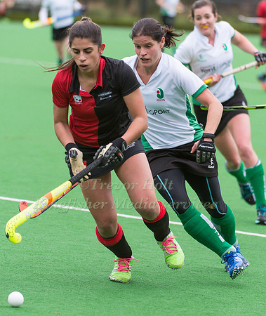 Lilly Wolstenholme of Bowden Hghtown and Jen Wilson of Canterbury