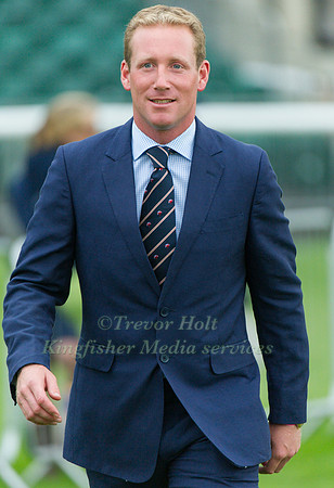 Oliver Townend at the 1st horse inspection