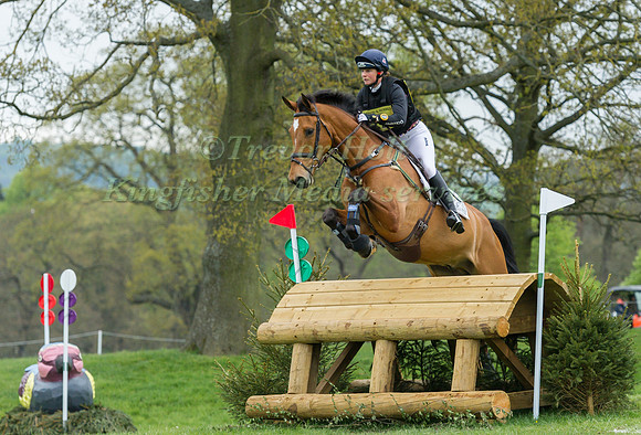 PIGGY FRENCH  RIDING  COOLEY MONSOON COMPETING IN THE CROSS COUNTRY PHASE OF THE  CIC ONE STAR COMPETITION AT THE  2017 DODSON AND HORRELL CHATSWORTH INTERNATIONAL HORSE TRIAL.
