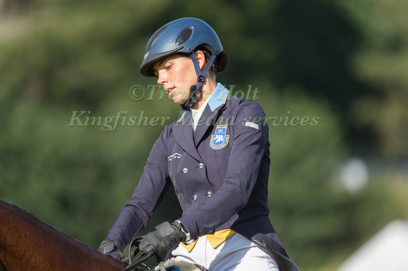 Louise Svensson-Jahde of Sweden riding Viva