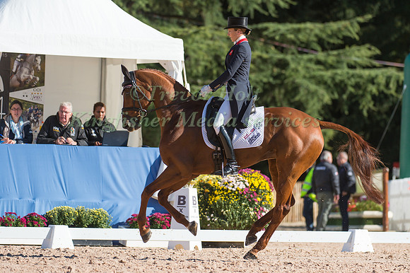 Sara Bullimore of Great Britain riding Lilly Corinne