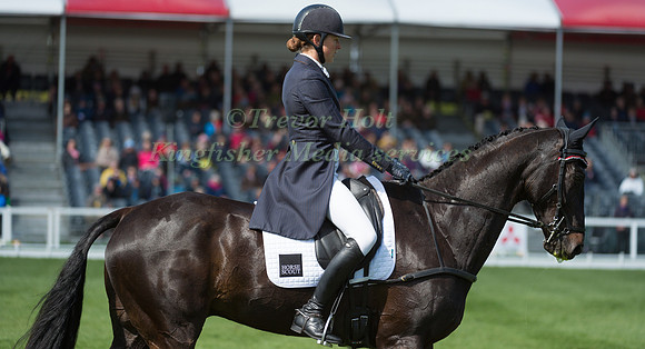 Kathryn Robinson (CAN) riding Let it Bee in the Dressage phase  of  the 2017 Mitsubishi Motors  Badminton Horse Trials