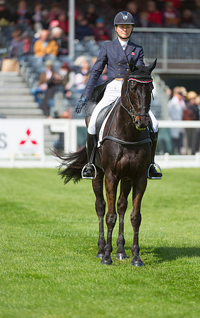 Kathryn Robinson (CAN) riding Let it Bee in the Dressage phase  of  the 2017 Mitsubishi Motors  Badminton Horse Trials