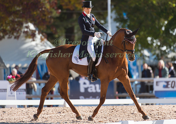 Sara Bullimore of Great Britain riding Lilly Corinne