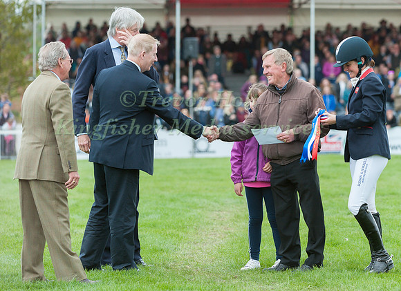Piggy French Winnerof the Mitsubishi Motors Badminton Horse Trials