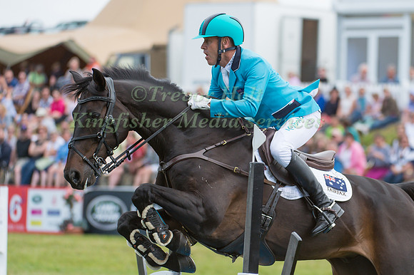ANDREW  HOY (AUS) RIDING CHEEKY CALIMBO