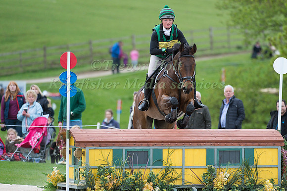 Hattie McCance riding  SILK TOWN