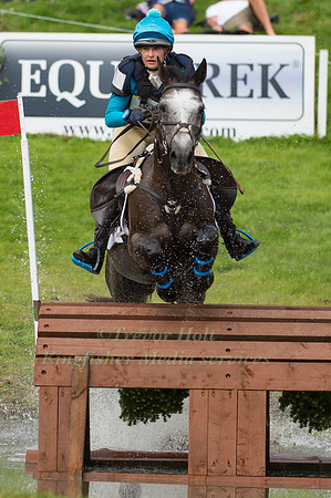 LOUISE HELYER (GBR) RIDING KILJAMES BROWN THOMAS