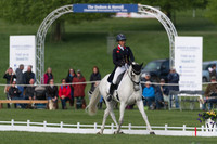 GEMMA TATTERSALL (GBR) RIDING  QUICKLOOK V COMPETING IN THE  DRESSAGE PHASE OF THE  CIC THREE STAR COMPETITION AT THE  2017 DODSON AND HORRELL  CHATSWORTH INTERNATIONAL HORSE TRIAL.