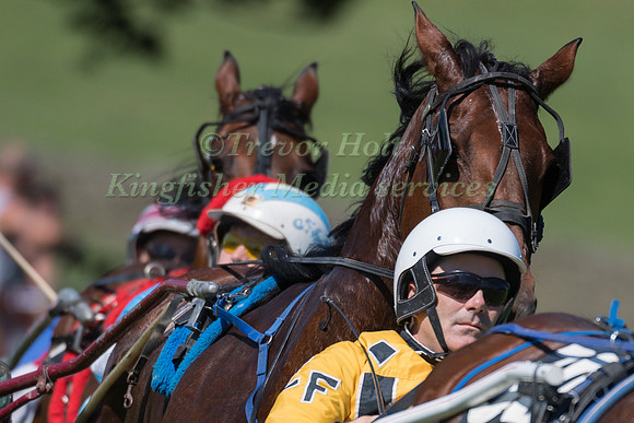 Harness racing at Helifield , Yorkshire