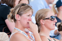 Nicola Wilson and Ruth Edge watching Dressage