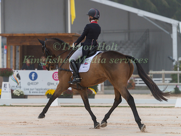ROSALIND CANTER (GBR) AND ZENSHERA TAKING PART IN THE DRESSAGE P