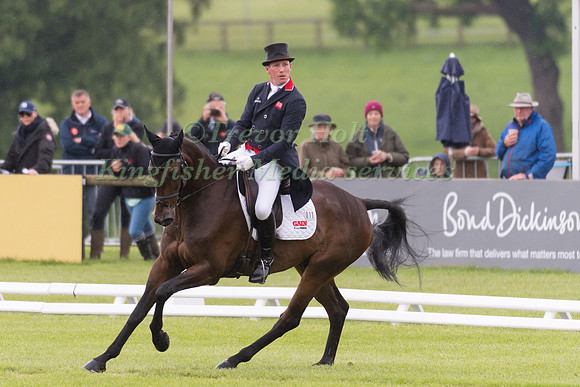 OLIVER TOWNEND (GBR) AND NOTE WORTHY TAKING PART IN THE DRESSAGE PHASE OF THE  CCI THREE STAR COMPETITION AT THE 2017 EQUI-TREK BRAMHAM INTERNATIONAL HORSE TRIALS  THREE STAR COMPETITION AT THE 2017 E