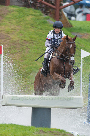Laura Collett of Great Britain riding Grand Manoeuvre