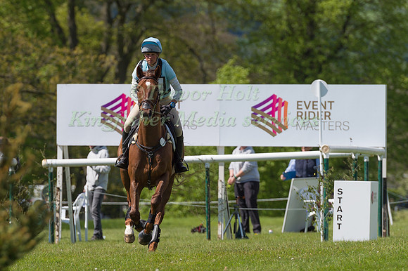 IZZY TAYLOR (GBR) RIDING  FROG ROCK COMPETING IN THE CROSS COUNTRY PHASE OF THE  EVENT RIDERS MASTERS COMPETITION AT THE  2017 DODSON AND HORRELL CHATSWORTH INTERNATIONAL HORSE TRIAL.