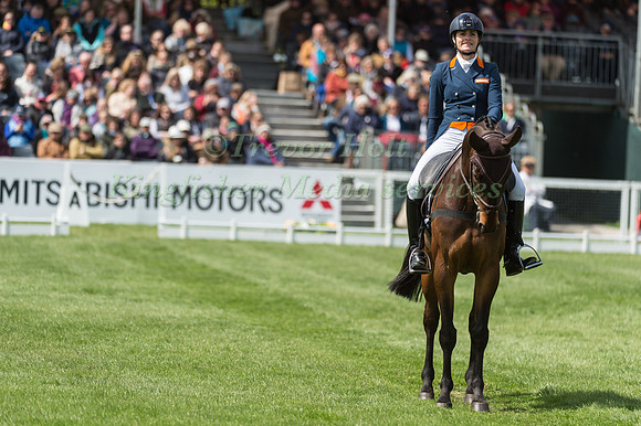 Alice Naber-Lozeman (NL) riding ACSI Harry Belafonte in the Dressage phase  of  the 2017 Mitsubishi Motors  Badminton Horse Trials