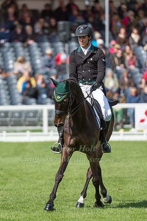Dr Marcio Carvalho Jorge (BR) riding Lissy Mac Wayer in the Dressage phase  of  the 2017 Mitsubishi Motors  Badminton Horse Trials