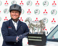 Michael Jung of Germany  With the Mitsubishi Motors Badminton  Trophey