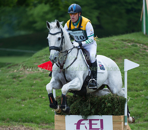 Andrew  Hoy (AUS) riding  Algebra II