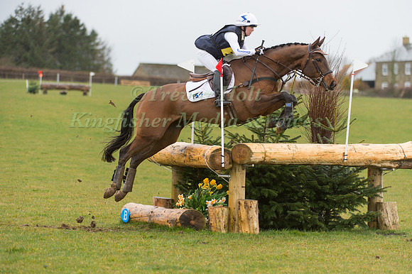 Samantha Hobbs riding Treblare