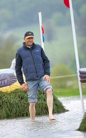 Bill Levett walking the Course