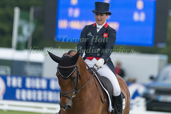 LAURA COLLETT (GBR) AND MR BASS TAKING PART IN THE DRESSAGE PHASE OF THE  CCI THREE STAR COMPETITION AT THE 2017 EQUI-TREK BRAMHAM INTERNATIONAL HORSE TRIALS