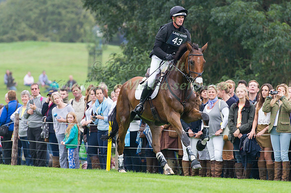 Gordon Murphy (GBR) riding Imperial competing in the Cross Country Phase
