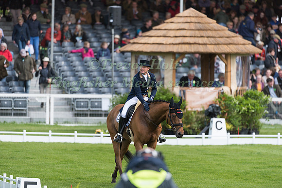 Michael Jung (GER) riding La Biosthetique Sam FBW in the Dressage phase  of  the 2017 Mitsubishi Motors  Badminton Horse Trials