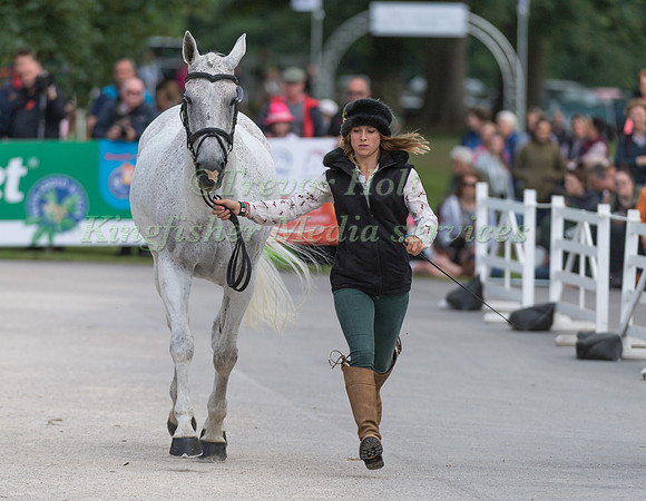 FRANKY REID-WARRILOW (GBR) AND WITH LOVE AT THE EQUI-TREK CCI *** FINAL HORSE INSPECTION OF THE 2017 BRAMHAM INTERNATIONAL HORSE TRIALS
