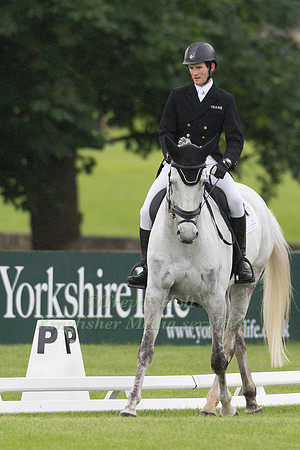 TYLER CASSELLS (GBR) AND MACHISMO STAR TAKING PART IN THE DRESSAGE PHASE OF THE  CCI THREE STAR COMPETITION AT THE 2017 EQUI-TREK BRAMHAM INTERNATIONAL HORSE TRIALS