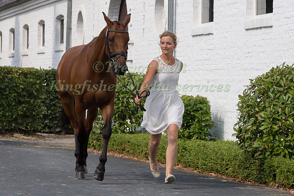 JULIA KRAJEWSKI (GER) AND  SAMOURAI DU THOT.