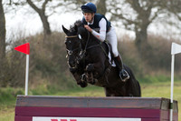 Christopher Burton riding Santano II