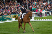 Andrew Nicholson (NZL) riding Nereo in the Dressage phase  of  the 2017 Mitsubishi Motors  Badminton Horse Trials