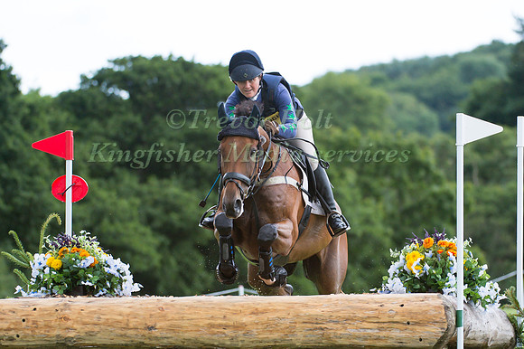 Polly Stockton riding Imperial Trump