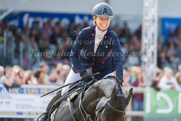 Emma Hyslop-Webb of Great Britain riding Pennlands Douglas