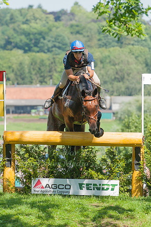 Astier Nicolas riding Piaf de B'Neville  cross country