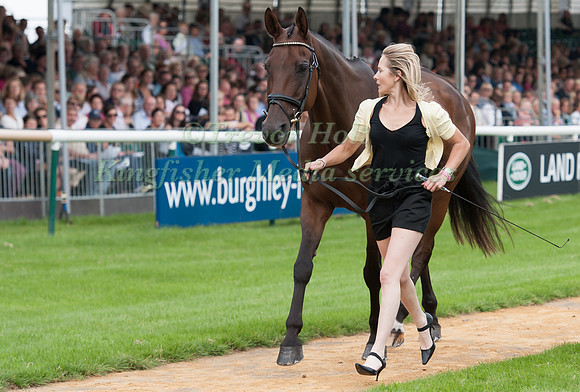 Sara Squires (GBR) and Orto at the 1st Horse Inspection